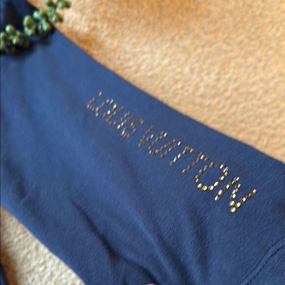 Louis Vuitton Rhinestone Navy Blue Shorts - Picture 3 of 6